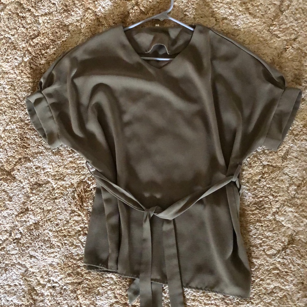 Green shirt